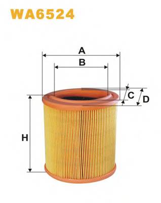 WIX FILTERS WA6524 Воздушный фильтр