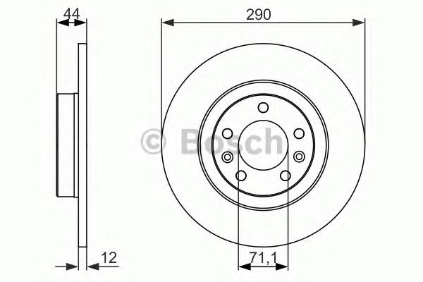 BOSCH 0 986 479 130 Гальмівний диск