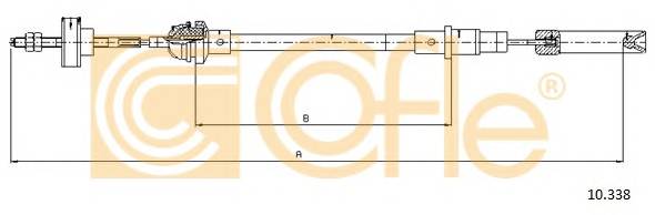 COFLE 10.338 Трос зчеплення