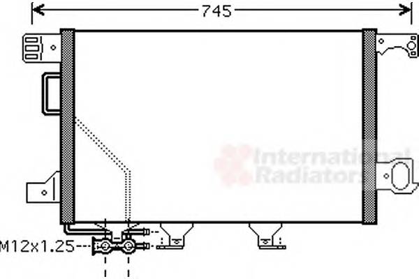 VAN WEZEL 30005360 Конденсатор, кондиционер