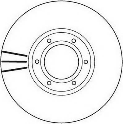 JURID 562105JC Тормозной диск