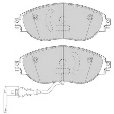 JURID 573418J Комплект тормозных колодок,