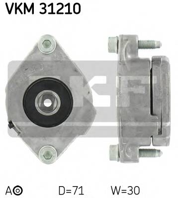 SKF VKM 31210 Натяжний ролик, полікліновий