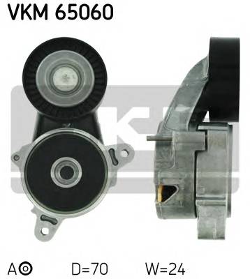 SKF VKM 65060 Натяжний ролик, полікліновий