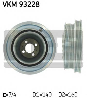 SKF VKM 93228 Ременный шкив, коленчатый