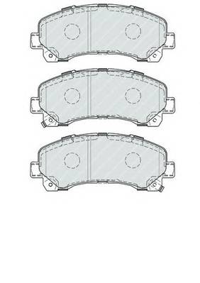 FERODO FDB4299 Комплект тормозных колодок,