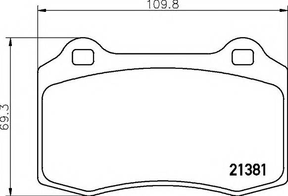 BREMBO P 36 020 Комплект гальмівних колодок,