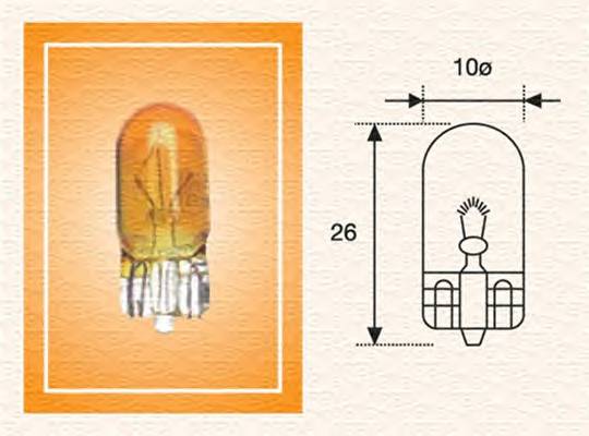 MAGNETI MARELLI 002051800000 Лампа накаливания, фонарь