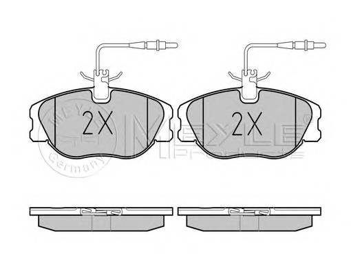MEYLE 025 218 0119/W Комплект тормозных колодок,