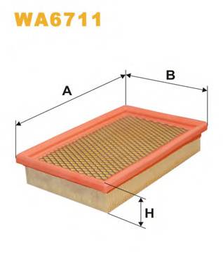 WIX FILTERS WA6711 Воздушный фильтр