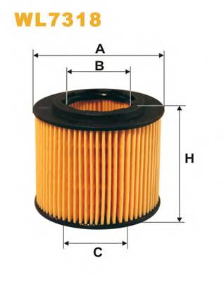 WIX FILTERS WL7318 Масляный фильтр