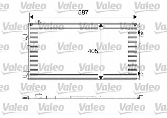 VALEO 817646 Конденсатор, кондиціонер