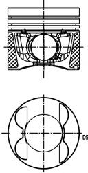 KOLBENSCHMIDT 40776620 Поршень