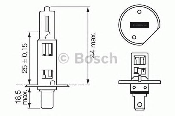 BOSCH 1 987 302 011 Лампа накаливания, фара