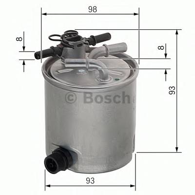 BOSCH F 026 402 072 Топливный фильтр