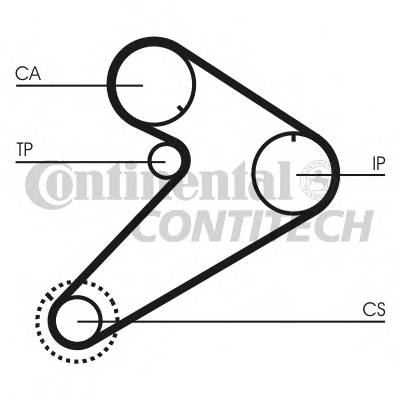 CONTITECH CT921K2 Комплект ремня ГРМ