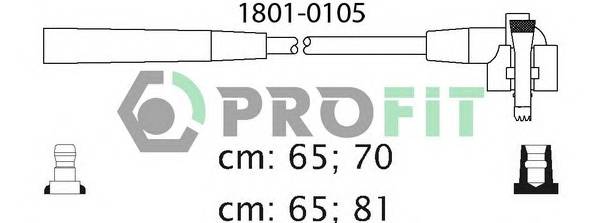 PROFIT 1801-0105 Високовольтні кабелі