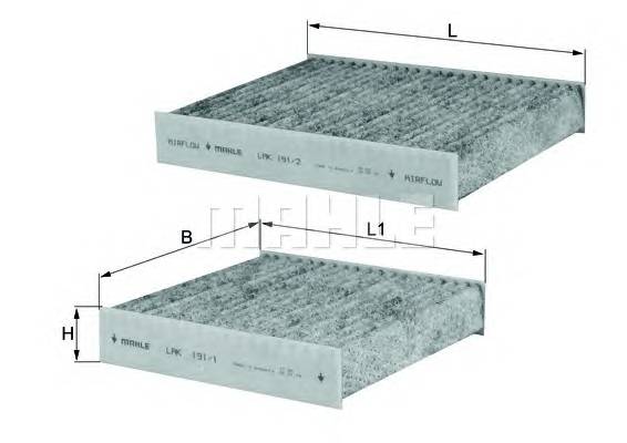 KNECHT LAK 191/S Фільтр, повітря у