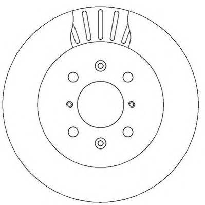 JURID 562308JC Тормозной диск