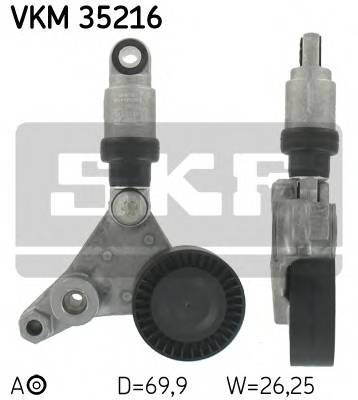 SKF VKM 35216 Натяжний ролик, полікліновий