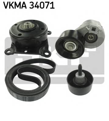 SKF VKMA 34071 Поликлиновой ременный комплект