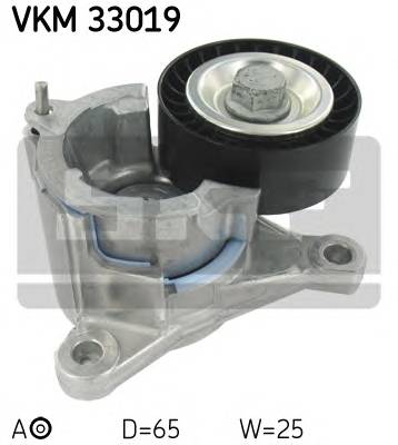 SKF VKM 33019 Натяжний ролик, полікліновий