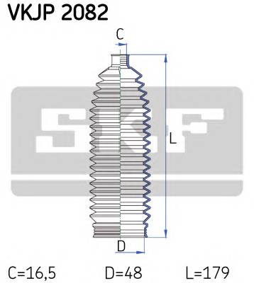 SKF VKJP 2082 Комплект пылника, рулевое