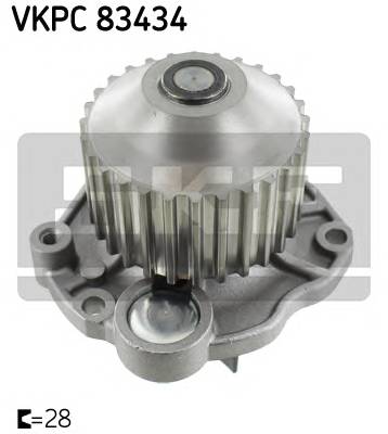 SKF VKPC 83434 Водяний насос