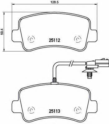 BREMBO P 68 063 KLOCKI HAM. MOVANO