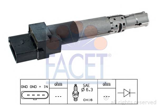 FACET 9.6334 Катушка зажигания