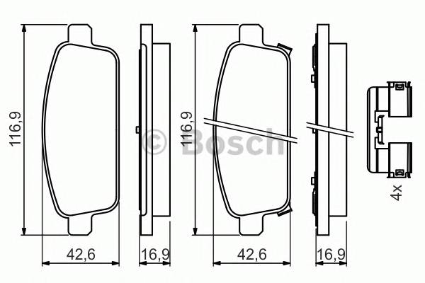 BOSCH 0986494634 запчастина