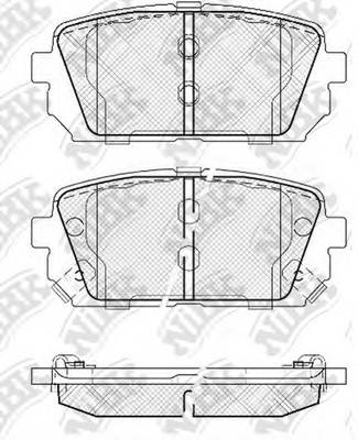 NiBK PN0426 Колодки гальмівні