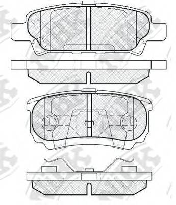 NiBK PN3502 Колодки гальмівні