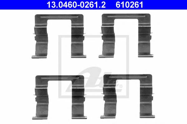 ATE 13.0460-0261.2 Комплектующие, колодки дискового