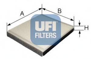 UFI 53.051.00 Фільтр, повітря у