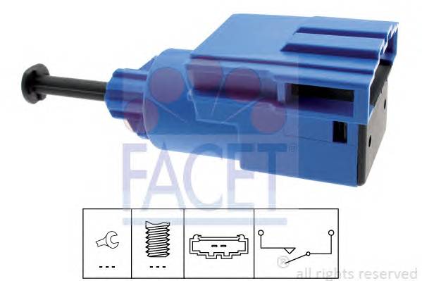 FACET 7.1220 Выключатель фонаря сигнала