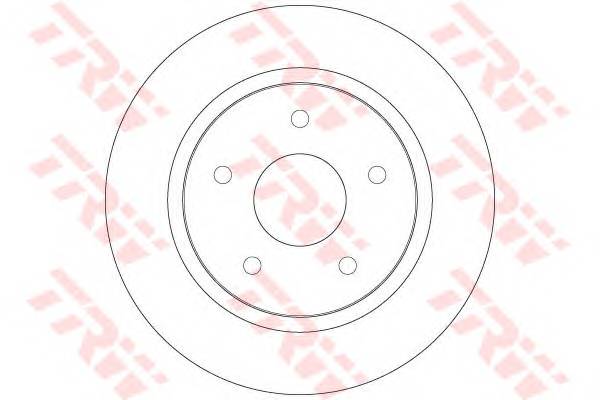TRW DF6325 Тормозной диск