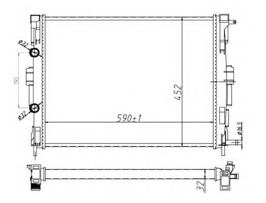 NRF 58329A CHODNICA RENAULT GRAND