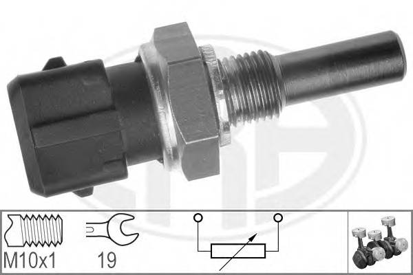 ERA 330136 Датчик, температура охлаждающей