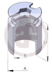 AUTOFREN SEINSA D025122 Поршень, корпус скоби