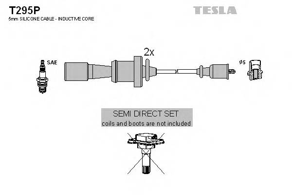 TESLA T295P Комплект проводов зажигания