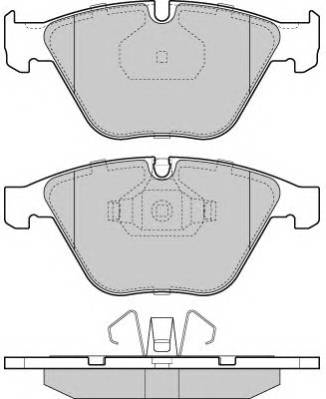 FREMAX FBP-1664 Комплект гальмівних колодок,