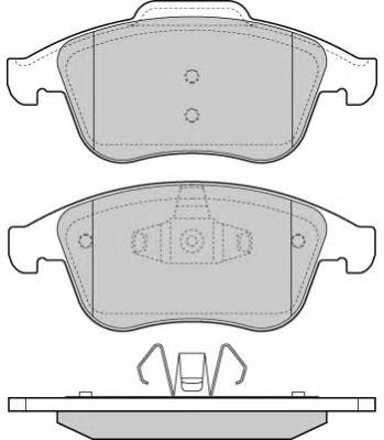 FREMAX FBP-1581 Комплект гальмівних колодок,