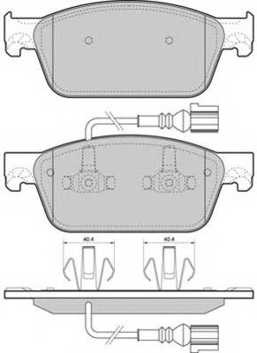 FREMAX FBP-1672 Комплект тормозных колодок,