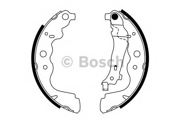 BOSCH 0 986 487 754 Комплект гальмівних колодок