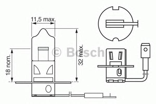 BOSCH 1 987 302 431 Лампа накаливания