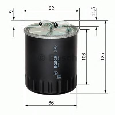 BOSCH 1 457 434 437 Топливный фильтр