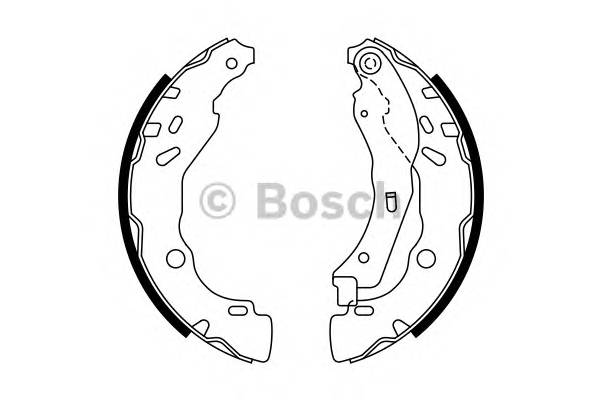 BOSCH 0 986 487 771 Комплект тормозных колодок