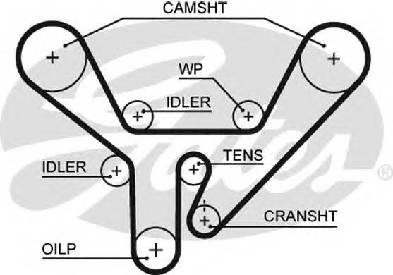 GATES 5518XS Ремень ГРМ
