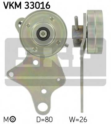 SKF VKM 33016 Натяжний ролик, полікліновий